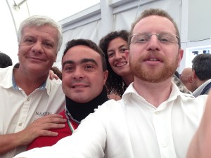 Nicola Affronti, Elisa Piombini e Roberto Bonacina con il Ministro Galletti