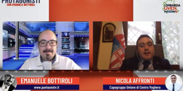 Pavia Uno TV – Protagonisti intervista a Nicola Affronti (UDC)