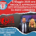 Nicola Affronti (UDC) ospite di Nicoletta Prandi a RADIO LOMBARDIA nel programma PANE AL PANE