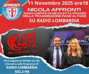 Nicola Affronti ospite a Radio Lombardia nella trasmissione “Pane al Pane” 11 Novembre alle 18
