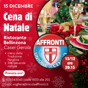 Cena di Natale UDC: Un Momento di Comunità e Tradizione
